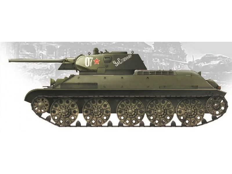 T-34/76 STZ Mod.1942 - Bitwa o Stalingrad - zdjęcie 1 T-34/76 STZ Mod.1942 - Bitwa o Stalingrad - zdjęcie 1
