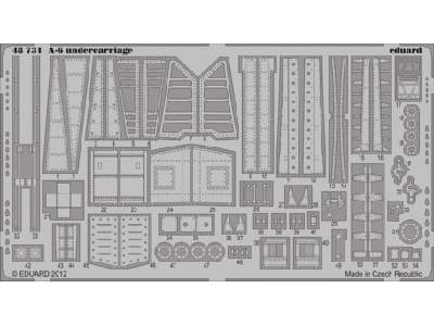  A-6 undercarriage 1/48 - Kinetic - blaszki - zdjęcie 1