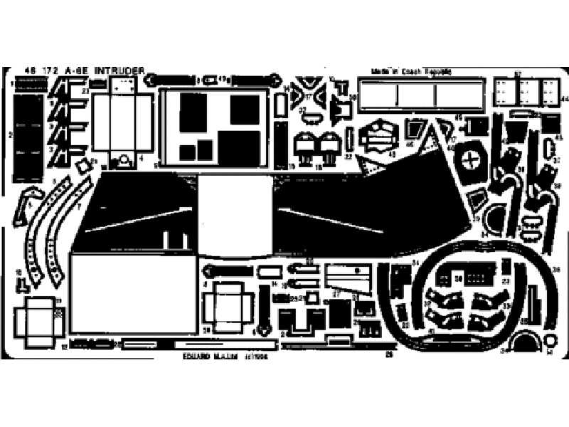  A-6E/ EA-6A 1/48 - Monogram - blaszki - zdjęcie 1