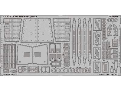  A-6E exterior 1/48 - Kinetic - blaszki - zdjęcie 3