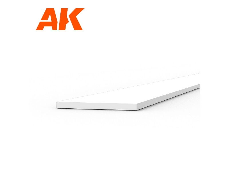 Strips 0.30 X 4.00 X 350mm - Styrene Strip - (1 Units) - zdjęcie 1 Strips 0.30 X 4.00 X 350mm - Styrene Strip - (1 Units) - zdjęcie 1