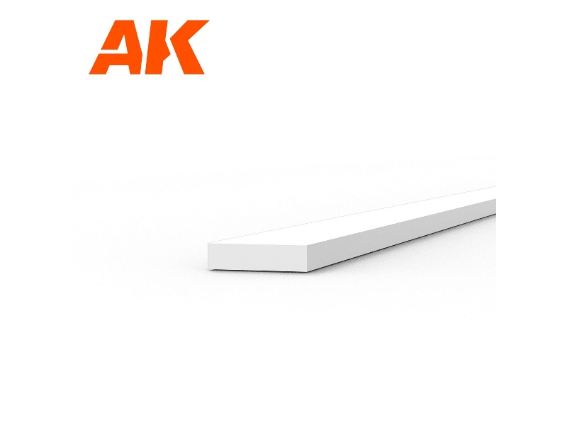 Strips 0.50 X 2.00 X 350mm - Styrene Strip - (1 Units) - zdjęcie 1 Strips 0.50 X 2.00 X 350mm - Styrene Strip - (1 Units) - zdjęcie 1