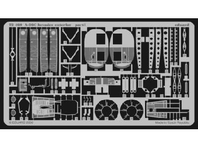  A-26C exterior 1/72 - Italeri - blaszki - zdjęcie 1