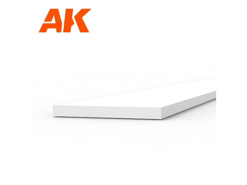 Strips 0.50 X 5.00 X 350mm - Styrene Styrene Strip - (1 Units) - zdjęcie 1 Strips 0.50 X 5.00 X 350mm - Styrene Styrene Strip - (1 Units) - zdjęcie 1