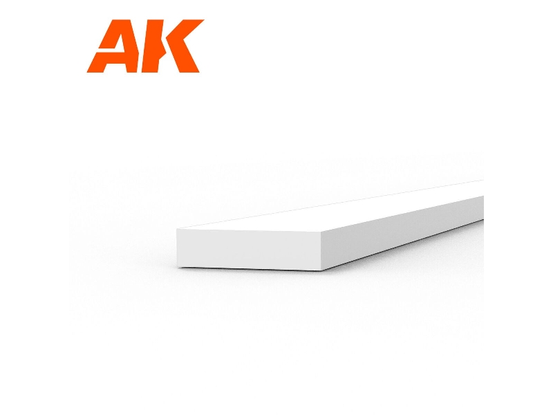 Strips 0.75 X 3.00 X 350mm - Styrene Strip - (1 Units) - zdjęcie 1 Strips 0.75 X 3.00 X 350mm - Styrene Strip - (1 Units) - zdjęcie 1