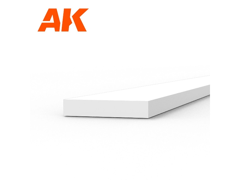 Strips 0.75 X 4.00 X 350mm - Styrene Strip - (1 Units) - zdjęcie 1 Strips 0.75 X 4.00 X 350mm - Styrene Strip - (1 Units) - zdjęcie 1