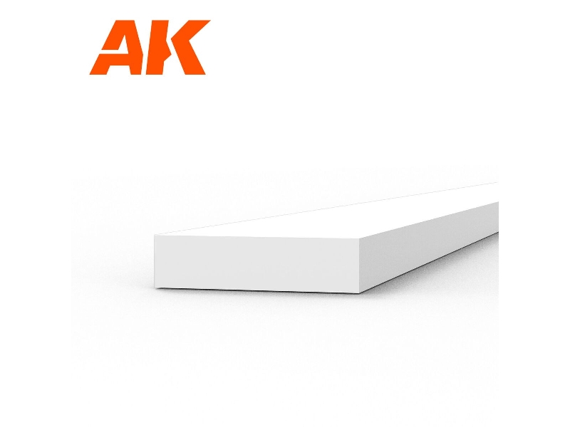 Strips 1.00 X 4.00 X 350mm - Styrene Strip - (1 Units) - zdjęcie 1 Strips 1.00 X 4.00 X 350mm - Styrene Strip - (1 Units) - zdjęcie 1
