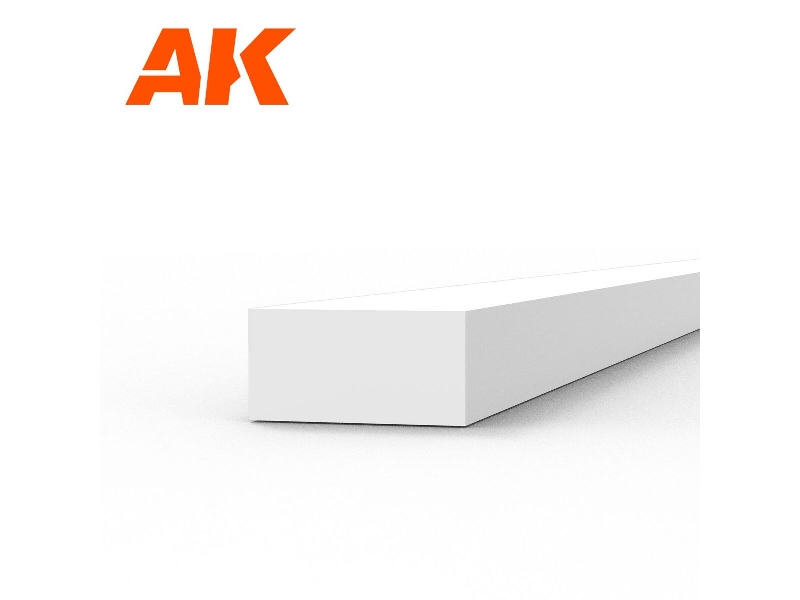 Strips 1.50 X 3.00 X 350mm - Styrene Strip - (1 Units) - zdjęcie 1 Strips 1.50 X 3.00 X 350mm - Styrene Strip - (1 Units) - zdjęcie 1