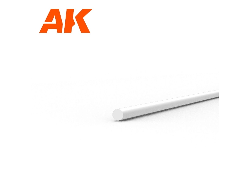 Rod 0.50 Diameter X 350mm - Styrene Rod - (1 Units) - zdjęcie 1 Rod 0.50 Diameter X 350mm - Styrene Rod - (1 Units) - zdjęcie 1