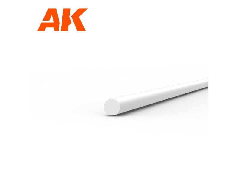 Rod 0.75 Diameter X 350mm - Styrene Rod - (1 Units) - zdjęcie 1 Rod 0.75 Diameter X 350mm - Styrene Rod - (1 Units) - zdjęcie 1