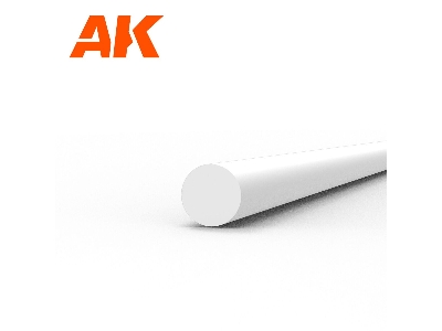 Rod 1.50 Diameter X 350mm - Styrene Rod - (1 Units) - zdjęcie 1