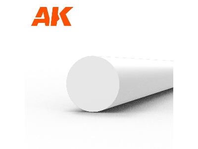 Rod 3.00 Diameter X 350mm - Styrene Rod - (1 Units) - zdjęcie 1