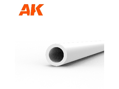 Hollow Tube 2.00 Diameter X 350mm (W.T. 0,7mm) - Styrene Hollow Tube - (1 Units) - zdjęcie 1