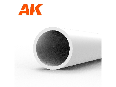 Hollow Tube 4.00 Diameter X 350mm (W.T. 0,7mm) - Styrene Hollow Tube - (1 Units) - zdjęcie 1