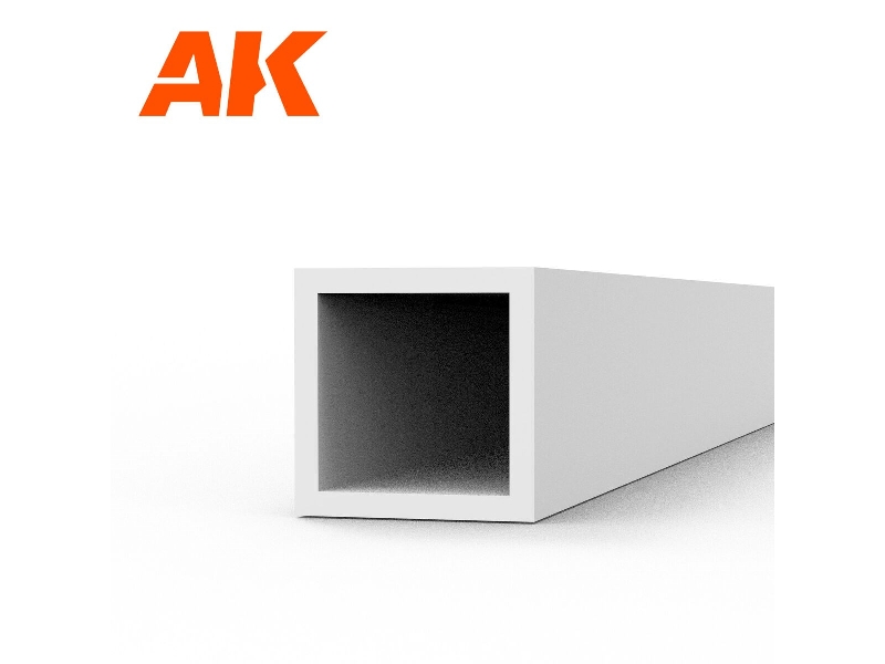 Square Hollow Tube 3.00 Diameter X 350mm (0,7mm) - Styrene Square Hollow Tube - (1 Units) - zdjęcie 1 Square Hollow Tube 3.00 Diameter X 350mm (0,7mm) - Styrene Square Hollow Tube - (1 Units) - zdjęcie 1