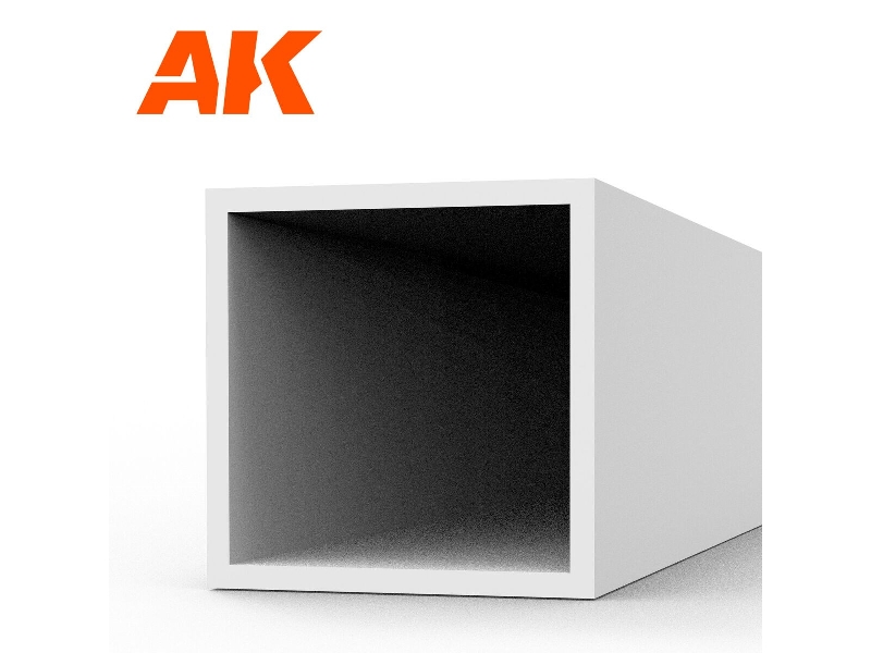 Square Hollow Tube 5.00 Diameter X 350mm (0,7mm) - Styrene Square Hollow Tube - (1 Units) - zdjęcie 1 Square Hollow Tube 5.00 Diameter X 350mm (0,7mm) - Styrene Square Hollow Tube - (1 Units) - zdjęcie 1