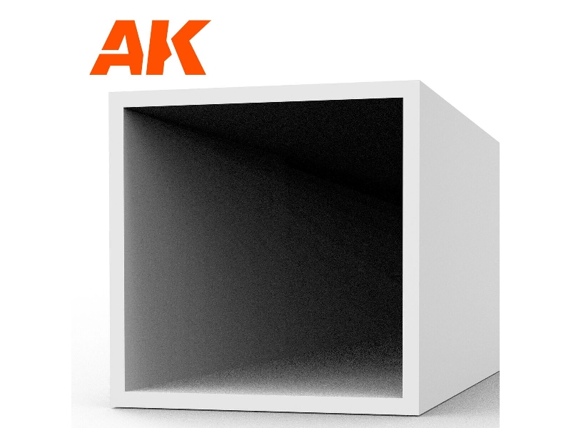 Square Hollow Tube 6.00 Diameter X 350mm (0,7mm) - Styrene Square Hollow Tube - (1 Units) - zdjęcie 1 Square Hollow Tube 6.00 Diameter X 350mm (0,7mm) - Styrene Square Hollow Tube - (1 Units) - zdjęcie 1