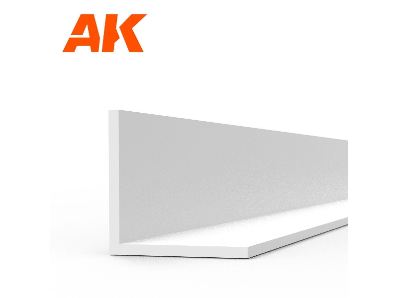 Angle 4.0 X 4.0 X 350mm - Styrene Angle - (1 Units) - zdjęcie 1