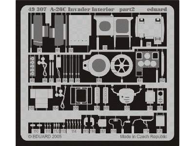  A-26C interior 1/48 - Monogram - blaszki - zdjęcie 3