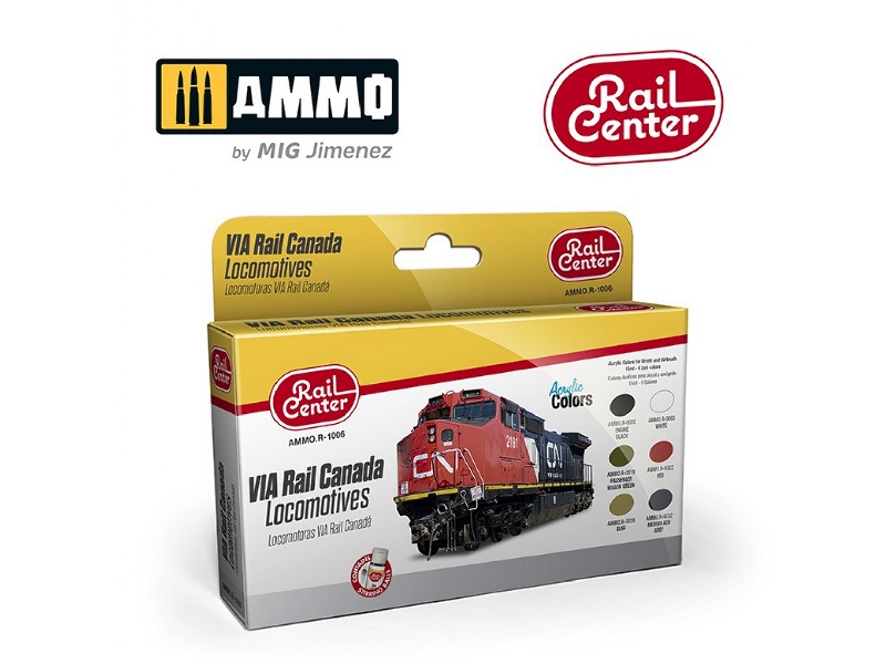 Ammo Rail Center - Via Rail Canada Locomotives - zdjęcie 1 Ammo Rail Center - Via Rail Canada Locomotives - zdjęcie 1