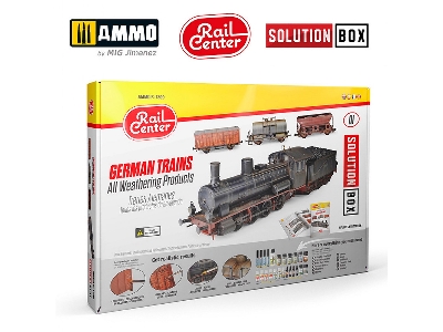 Ammo Rail Center Solution Box 01 - German Trains. All Weathering Products - zdjęcie 2