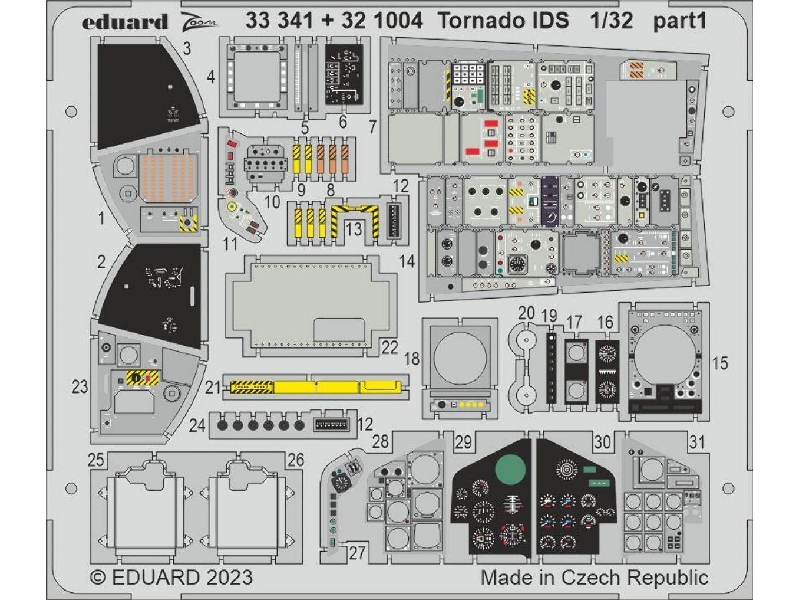 Tornado IDS interior 1/32 - ITALERI - zdjęcie 1