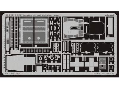  A-26C undercarriage and exterior 1/48 - Monogram - blaszki - zdjęcie 2