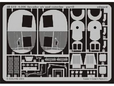  A-26C undercarriage and exterior 1/48 - Monogram - blaszki - zdjęcie 3