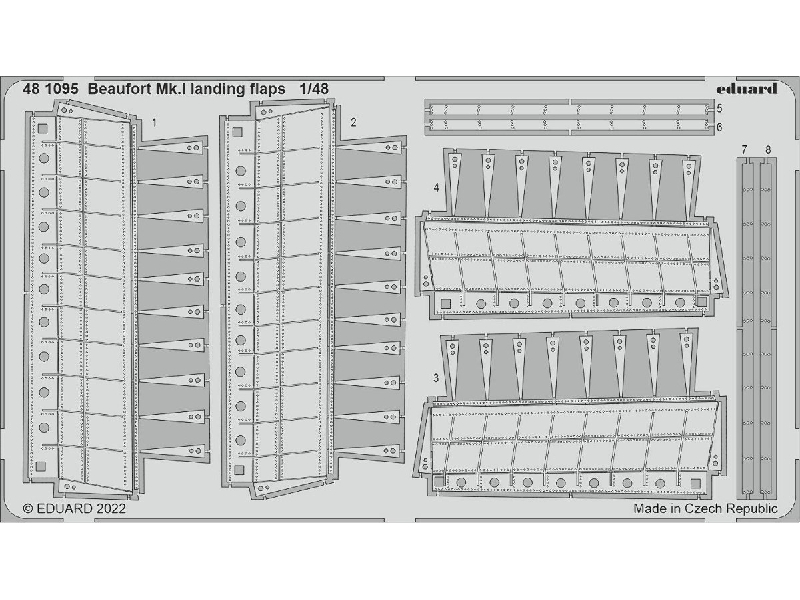 Beaufort Mk. I landing flaps 1/48 - ICM - zdjęcie 1