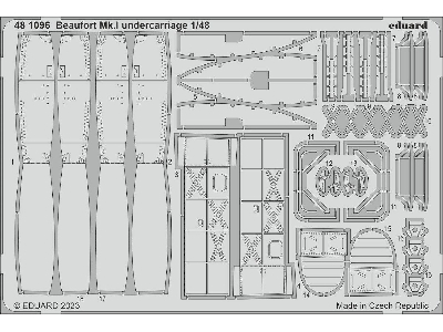 Beaufort Mk. I undercarriage 1/48 - ICM - zdjęcie 1