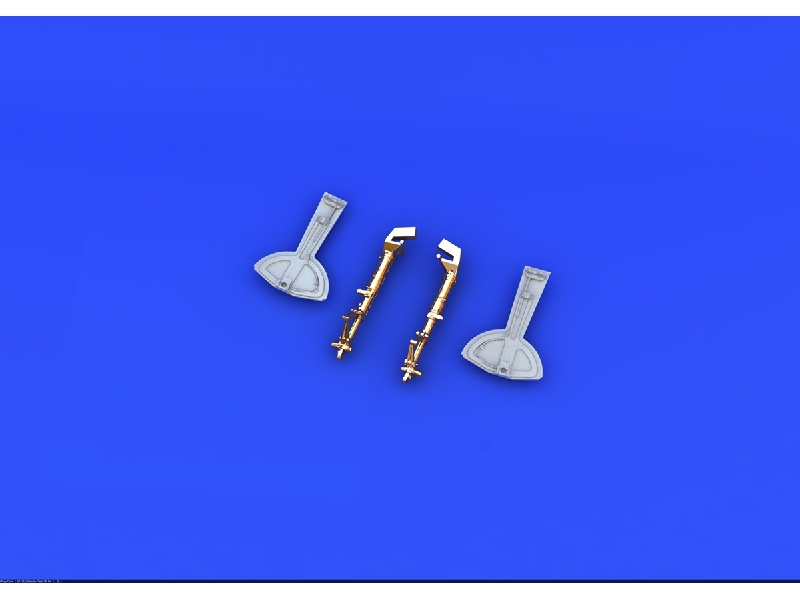 Bf 109G-2/4 undercarriage legs BRONZE 1/32 - REVELL - zdjęcie 1 Bf 109G-2/4 undercarriage legs BRONZE 1/32 - REVELL - zdjęcie 1