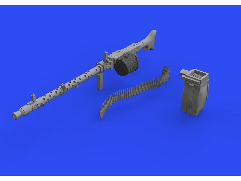 MG 34 gun w/ ammunition belt PRINT 1/35 - zdjęcie 1 MG 34 gun w/ ammunition belt PRINT 1/35 - zdjęcie 1