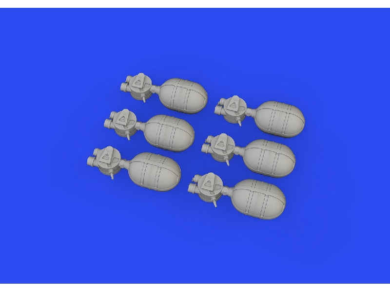 WWII USAAF oxygen cylinder A-4 PRINT 1/48 - zdjęcie 1 WWII USAAF oxygen cylinder A-4 PRINT 1/48 - zdjęcie 1