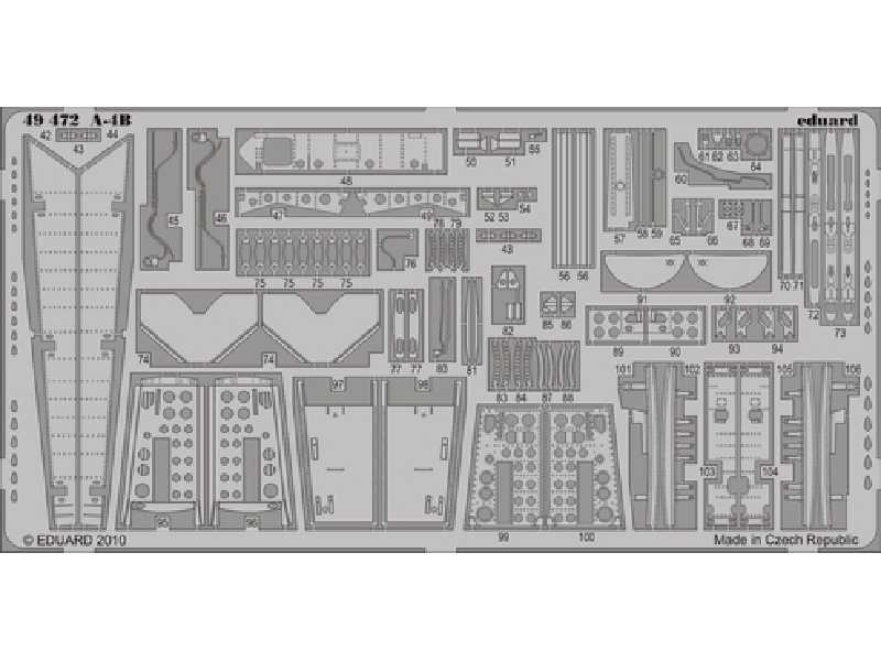 A-4B S. A. 1/48 - Hasegawa - blaszki - zdjęcie 1 A-4B S. A. 1/48 - Hasegawa - blaszki - zdjęcie 1