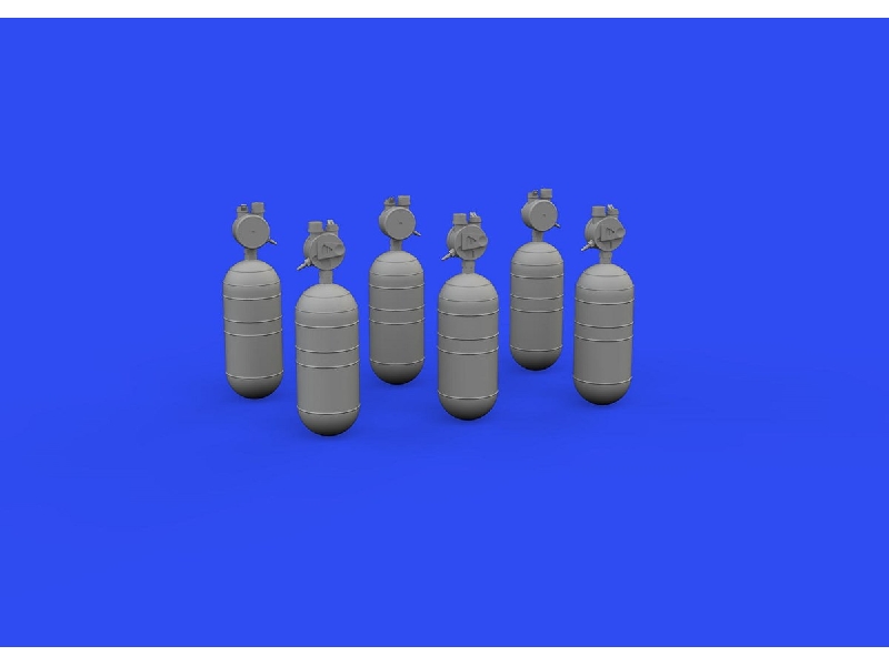 WWII USAAF oxygen cylinder A-6 PRINT 1/48 - zdjęcie 1 WWII USAAF oxygen cylinder A-6 PRINT 1/48 - zdjęcie 1