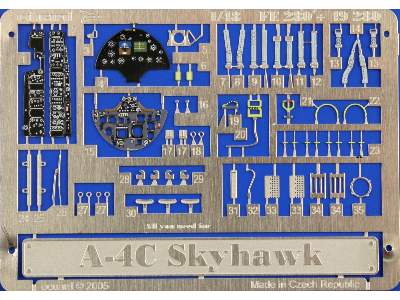  A-4C 1/48 - Hasegawa - blaszki - zdjęcie 2