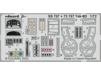 Yak-9D 1/72 - ZVEZDA - zdjęcie 1