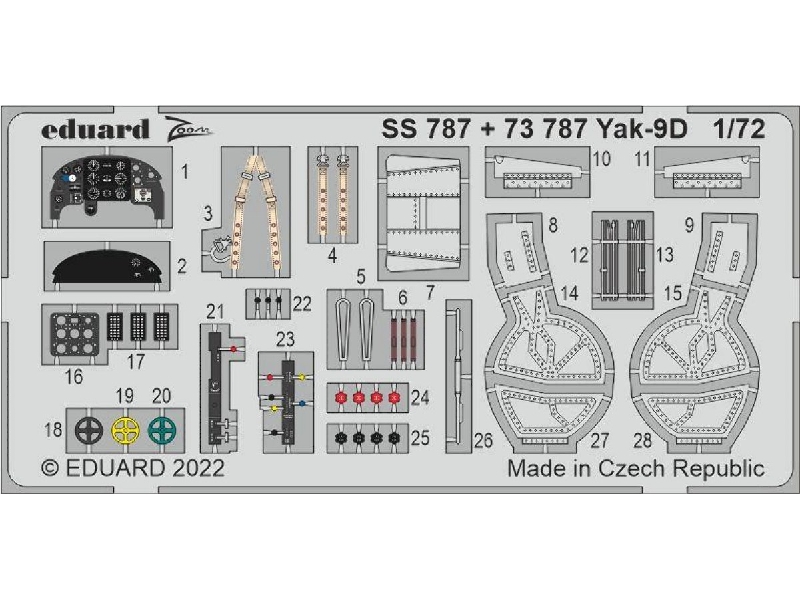 Yak-9D 1/72 - ZVEZDA - zdjęcie 1