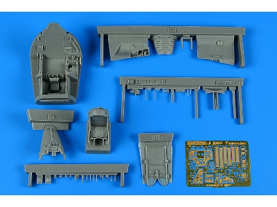 SAAB J 29 Tunnan cockpit set - zdjęcie 1
