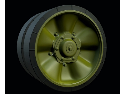 Early Cast Wheels For T-34 Tanks - zdjęcie 1