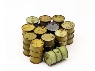 Wwi Allied Fuel Drums (12pcs) - zdjęcie 1