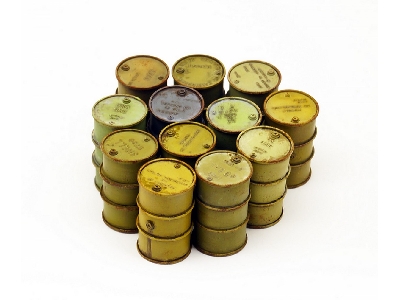 Wwi Allied Fuel Drums (12pcs) - zdjęcie 3