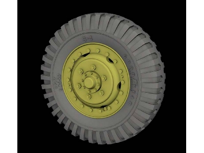Front Road Wheels For M3 "half Track" (Goodyear) - zdjęcie 1