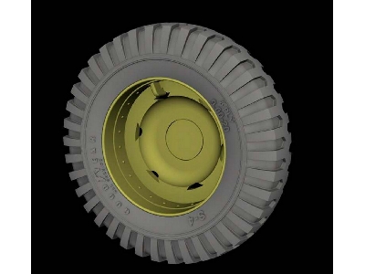 Front Road Wheels For M3 "half Track" (Goodyear) - zdjęcie 2
