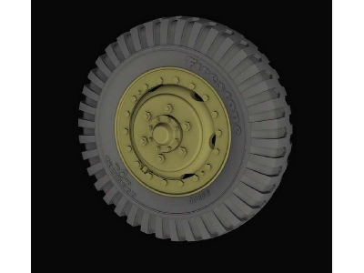 Front Road Wheels For M3 "half Track" (Firestone) - zdjęcie 1