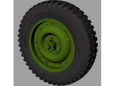 Willys Mb "jeep" Road Wheels (Goodyear) - zdjęcie 1