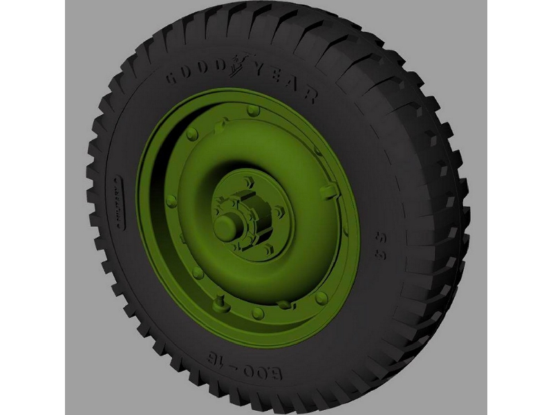 Willys Mb "jeep" Road Wheels (Goodyear) - zdjęcie 1 Willys Mb "jeep" Road Wheels (Goodyear) - zdjęcie 1