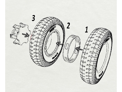 Lancia 3ro Road Wheels (Libia Crosscountry Pattern) - zdjęcie 4
