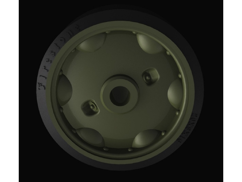 M4 "sherman" Road Wheels Pattern No6 - zdjęcie 1 M4 "sherman" Road Wheels Pattern No6 - zdjęcie 1