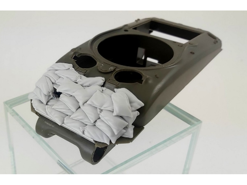 Sandbags Armor For M4a1 "sherman Large Hatch " - zdjęcie 1 Sandbags Armor For M4a1 "sherman Large Hatch " - zdjęcie 1